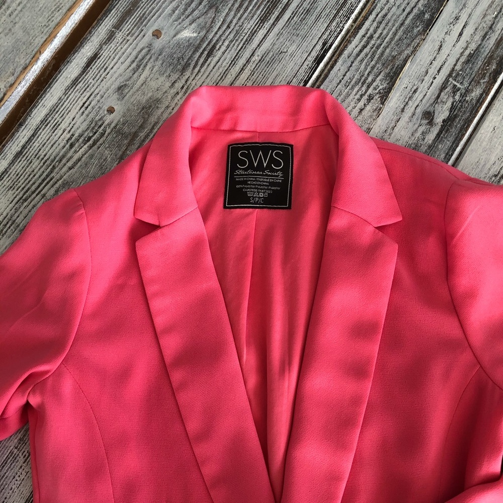 Pink tailored jacket - Picture 3 of 7